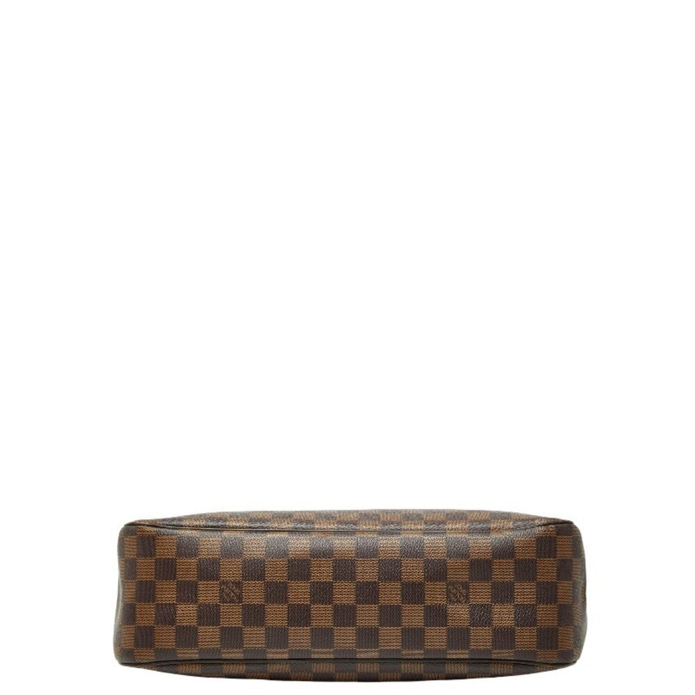 LOUIS VUITTON Authentic Brown Damier Leather Tote Bag - Picture 3 of 13
